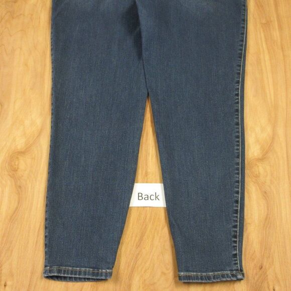 TORRID Denim Comfort Stretch Skinny Jeans Size 20R Mid Rise Medium Blue Wash - Picture 2 of 11